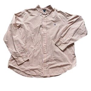 Ralph Lauren men’s plaid button down shirt Size XXL